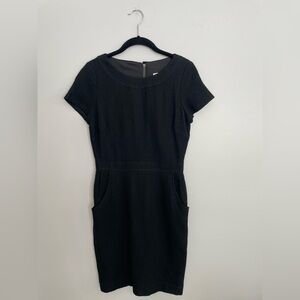 Zachary's Smile Classic Black Wool Dress